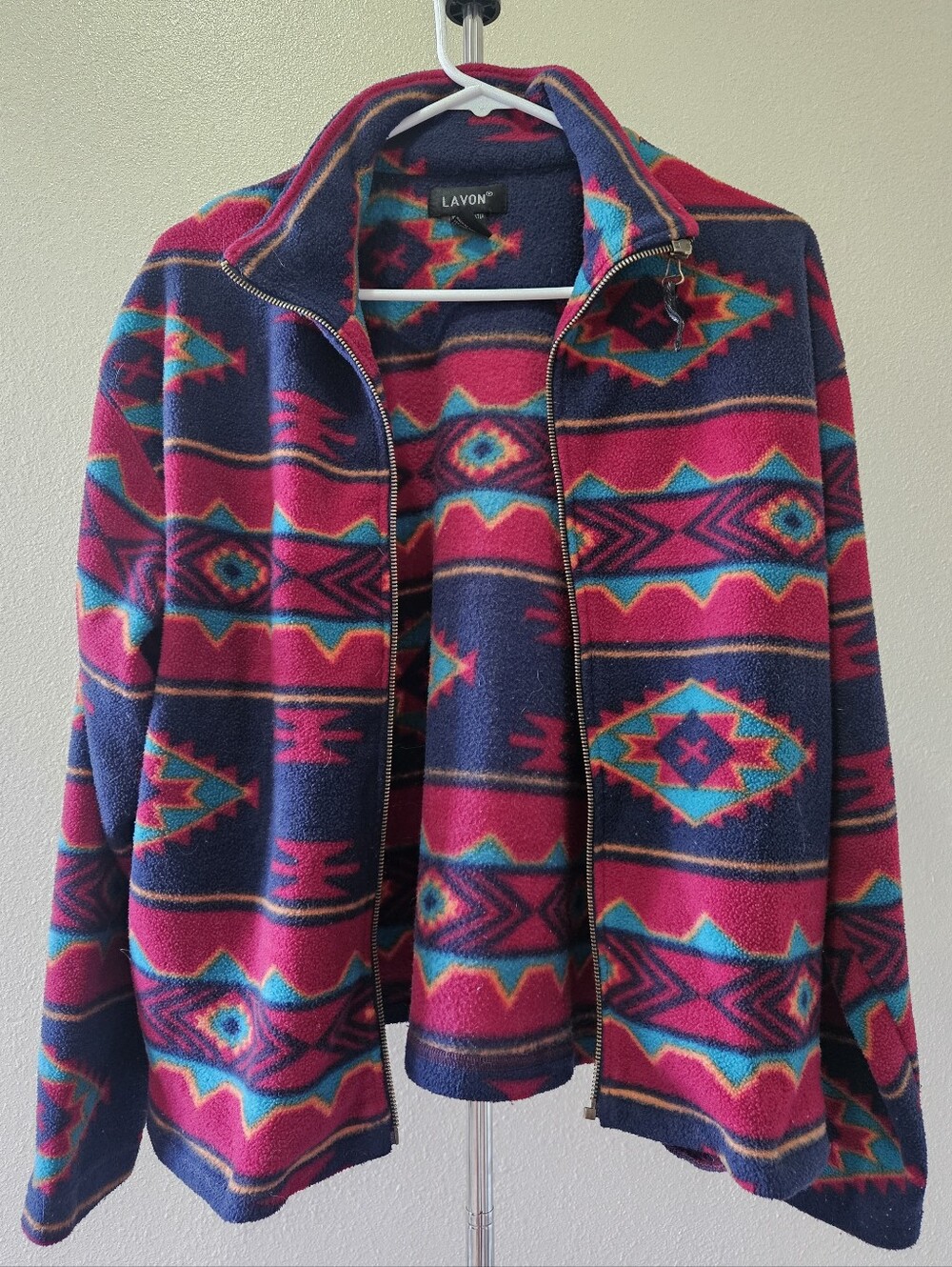 Lavon Vintage Western Aztec Lightweight Jacket Size Medium